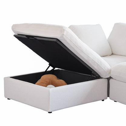 Cloud Modular Sofa White Black Grey