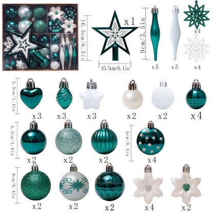 Christmas Ball Set Gift Package Christmas Tree Hanging