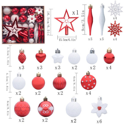 Christmas Ball Set Gift Package Christmas Tree Hanging