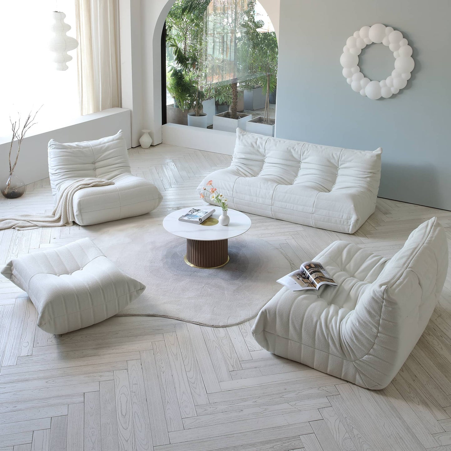 Luxury Togo Sofa Designed by Michel Ducaroy