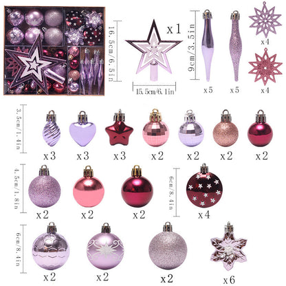 Christmas Ball Set Gift Package Christmas Tree Hanging